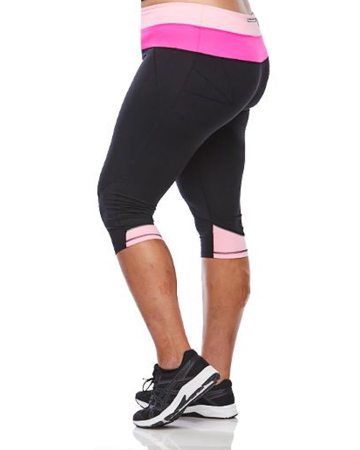 Curvy Chic - Two Tone Body Sculpt Tights - squat proof tights plus size - pink Curvy Chic - Two Tone Body Sculpt Tights - squat proof tights plus size - pink