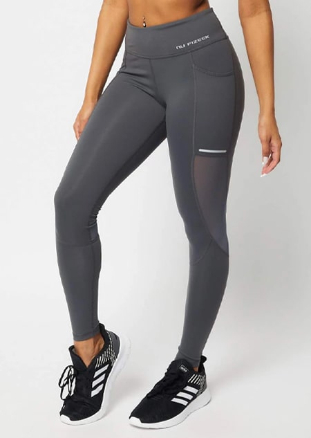 Best Mesh Yoga Pants from Nu Fizeek NU Modish Grey Mesh Leggings-activewear mesh leggings