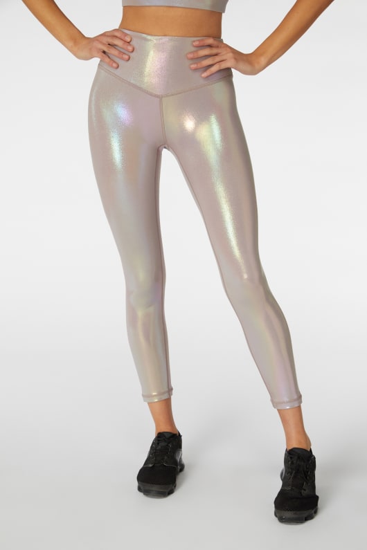 Shiny Metallic Silver Legging from L'Urv