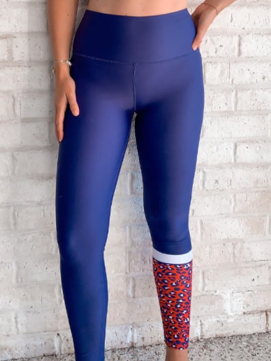 Shiny Blue Legging by CEACEA - Wild Fire