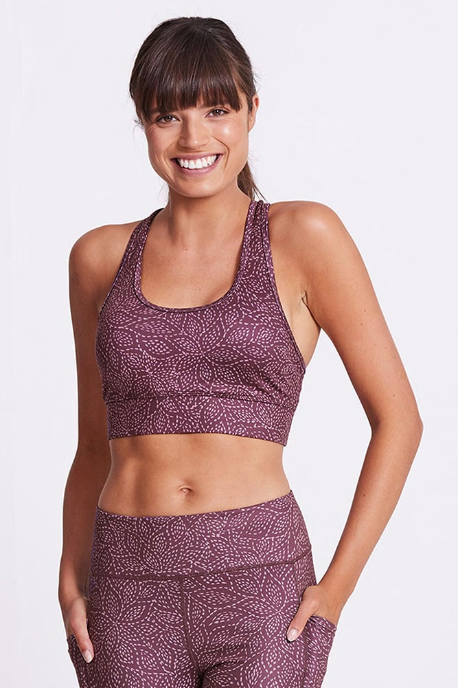 Dharmabums - Racer Back Sports Bra - Day Dream - Front-min Dharmabums - Racer Back Sports Bra - Day Dream - Front