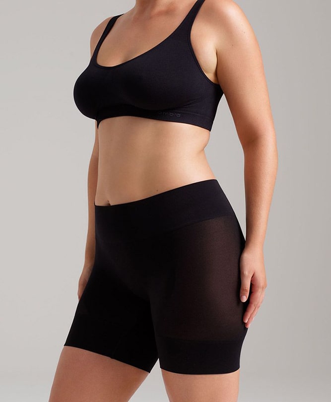 Ambra Anti Chafing Shorts - Black - Anti Chafing Undies
