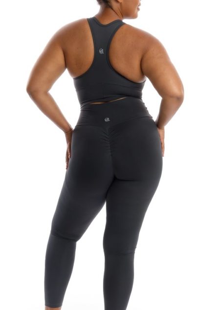 Carra Lee - Liquorice Body Luxe Scrunch Bum Leggings - Back 2 Carra Lee - Liquorice Body Luxe Scrunch Bum Leggings - Back 2