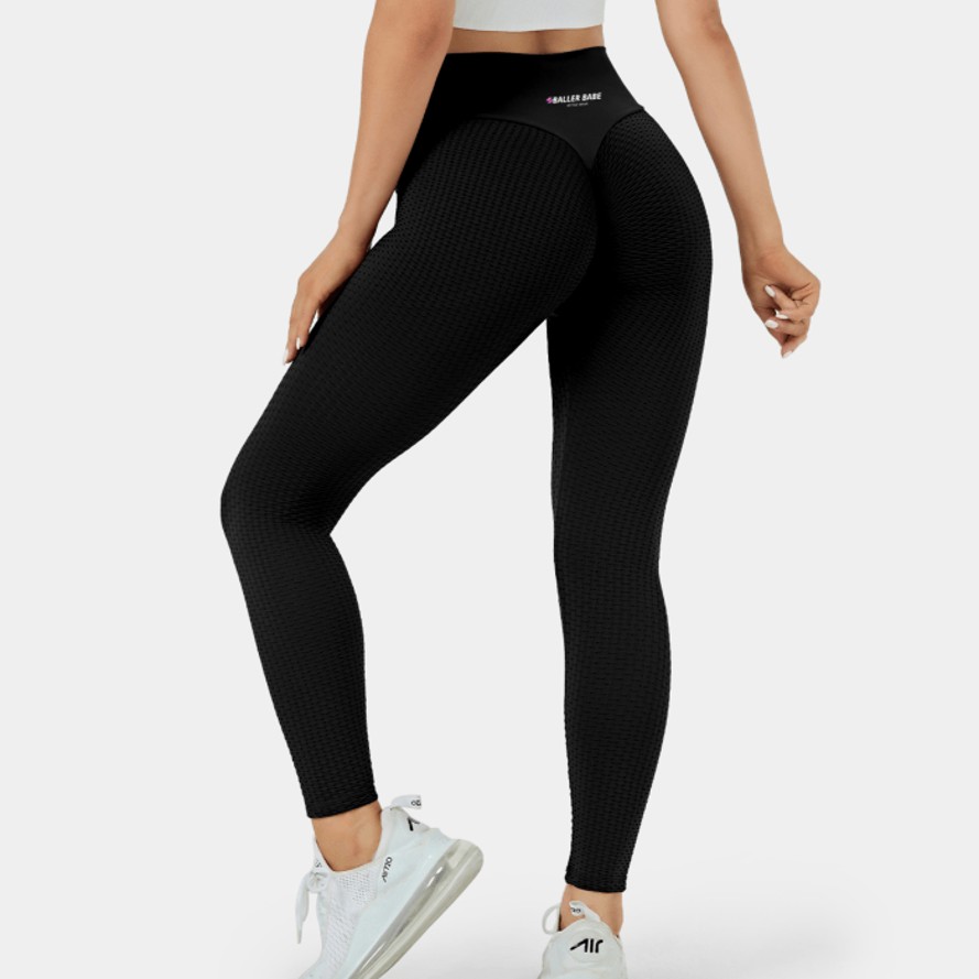 Baller Babe - Scrunch Caprice Legging - Black