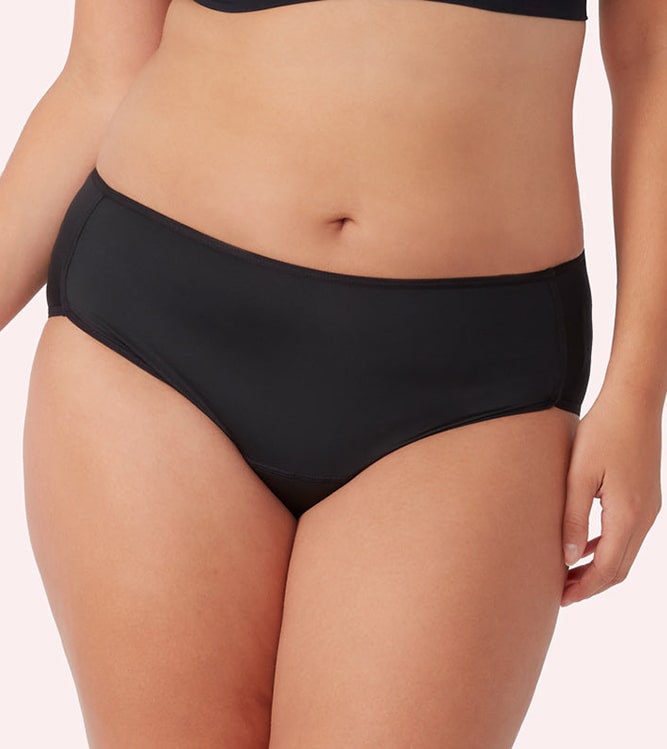 Love Luna - Period Midi Brief - Black