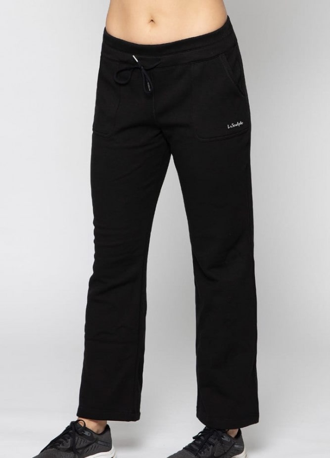 LaSculpte - Track Pants for Women Wide Leg-1 Fleece Track Pants - LaSculpte - Track Pants for Women Wide Leg