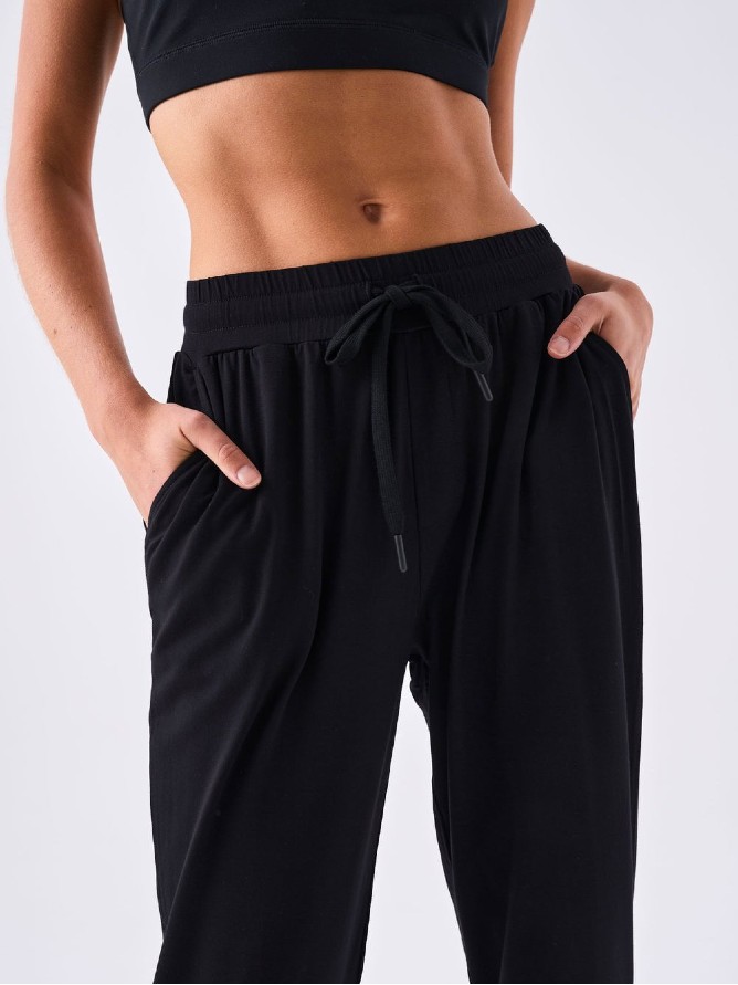Modal Season Jogger Black Modal All Season Jogger for Women