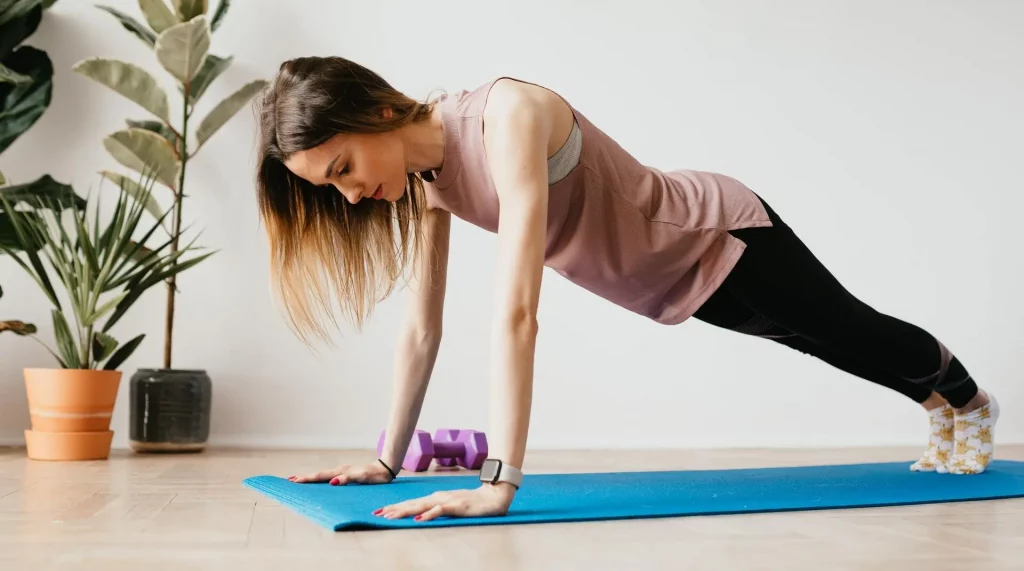 Plank Pose - Preparatory Pose for Downward Dog